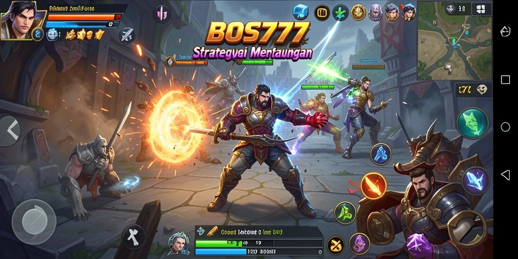 Tampilan gameplay <strong>BOS777</strong> yang menegangkan dan penuh strategi.