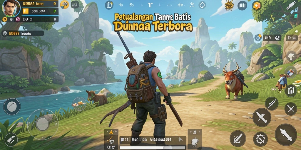 Tangkapan layar IDR89 menampilkan aksi mendebarkan dalam dunia terbuka.