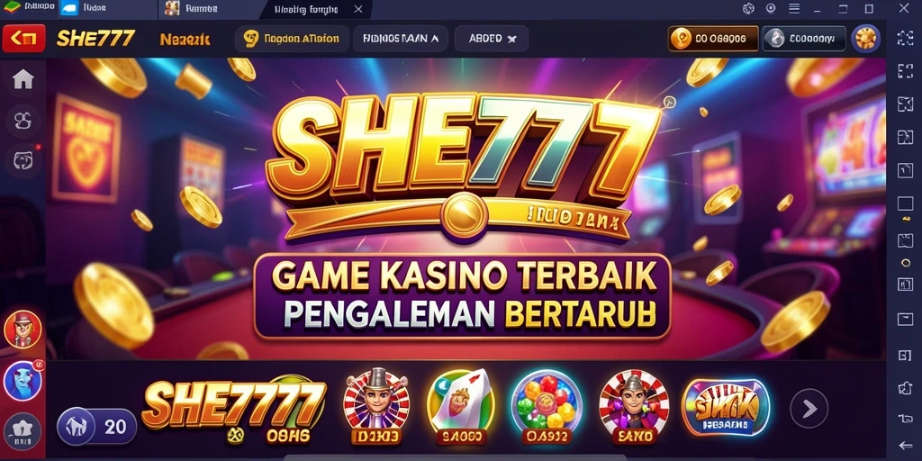 Screenshot utama menunjukkan gameplay Kasino yang seru dan interaktif.
